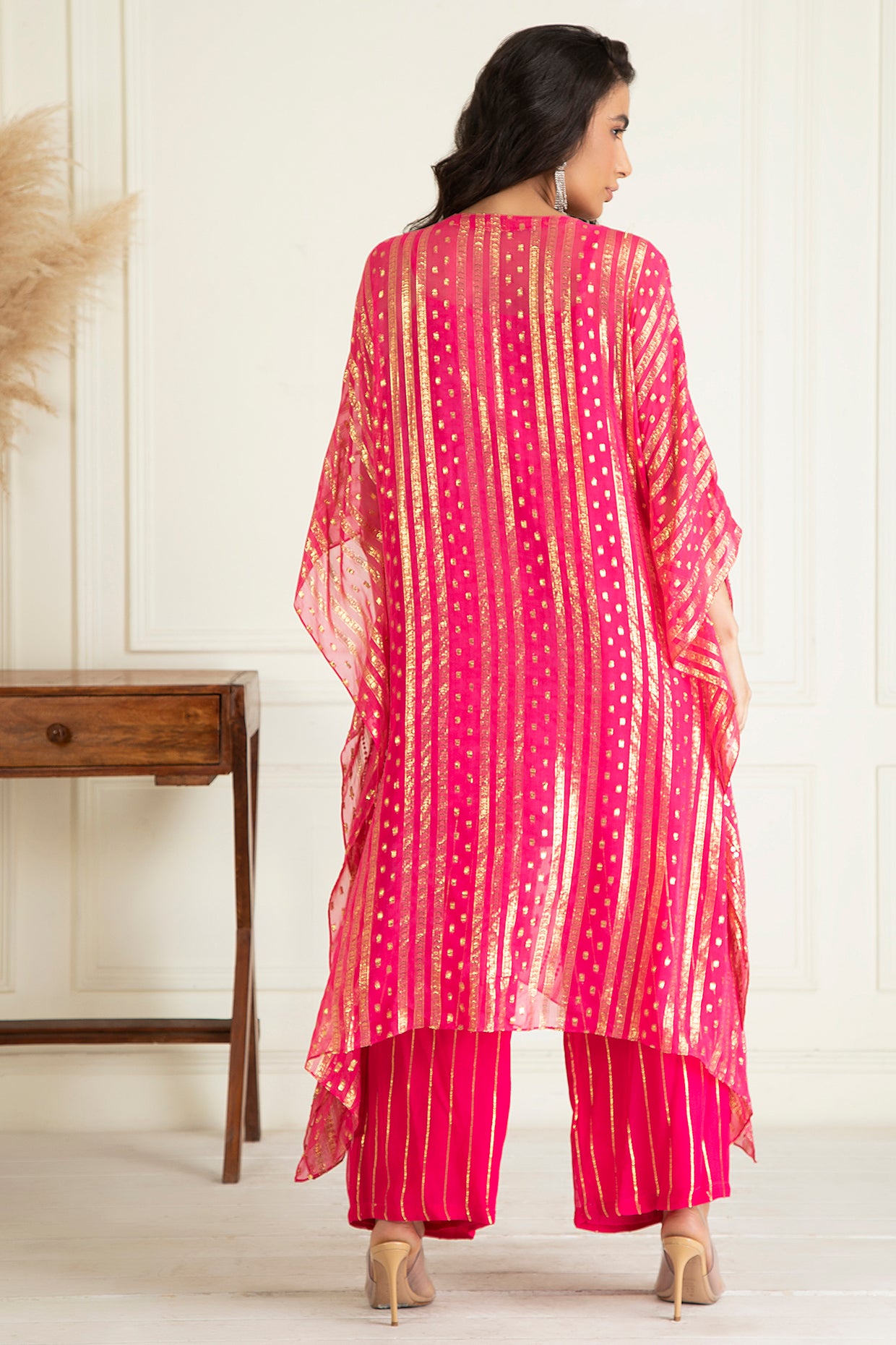 Hot Pink Kaftan Set