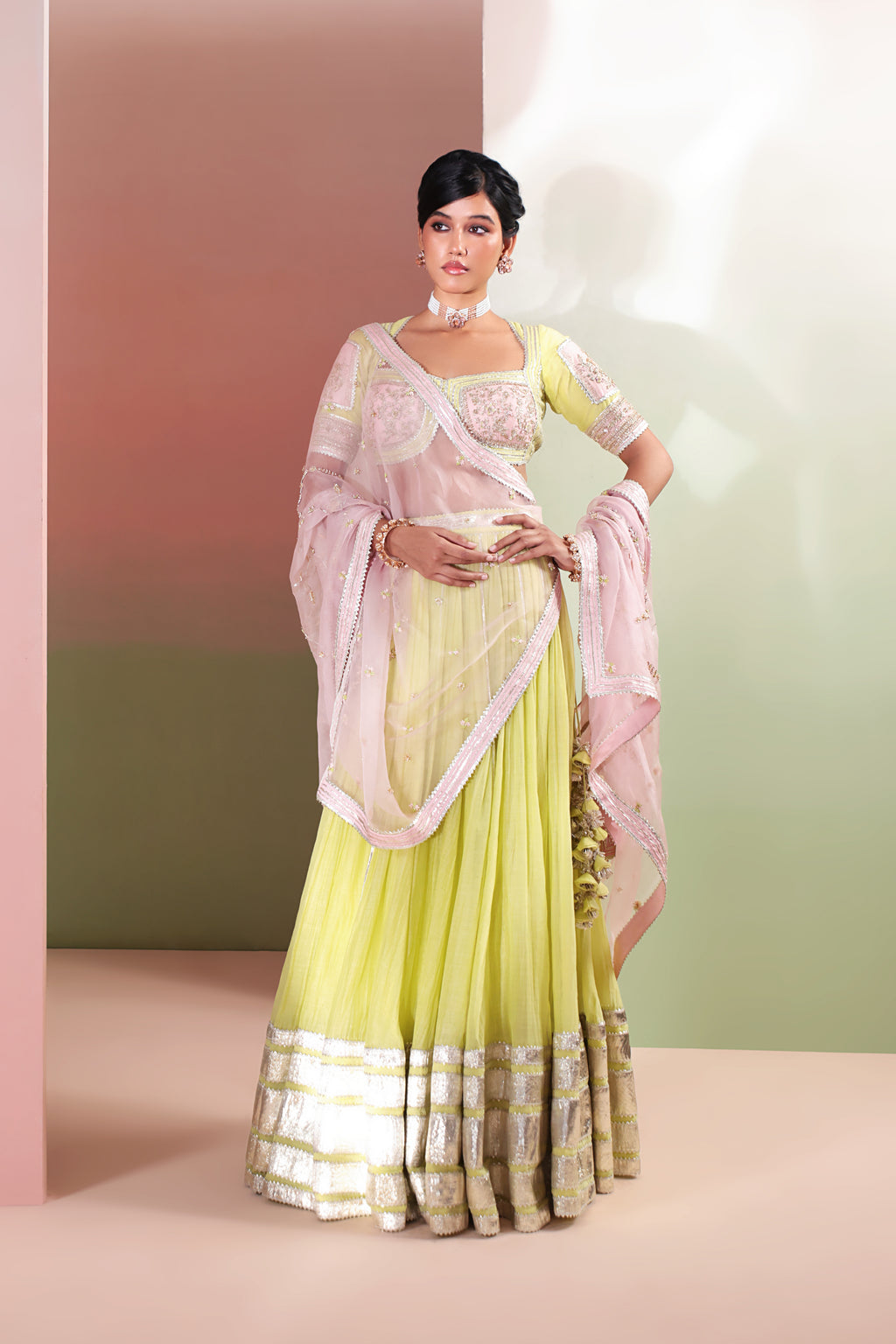 RANG RASIYA MUL CHANDERI LEHENGA SET