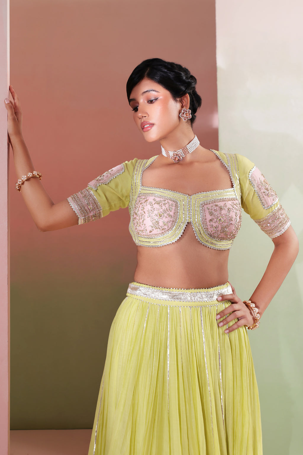 RANG RASIYA MUL CHANDERI LEHENGA SET