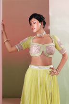RANG RASIYA MUL CHANDERI LEHENGA SET