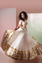 KANAK  MUL CHANDERI LEHENGA SET