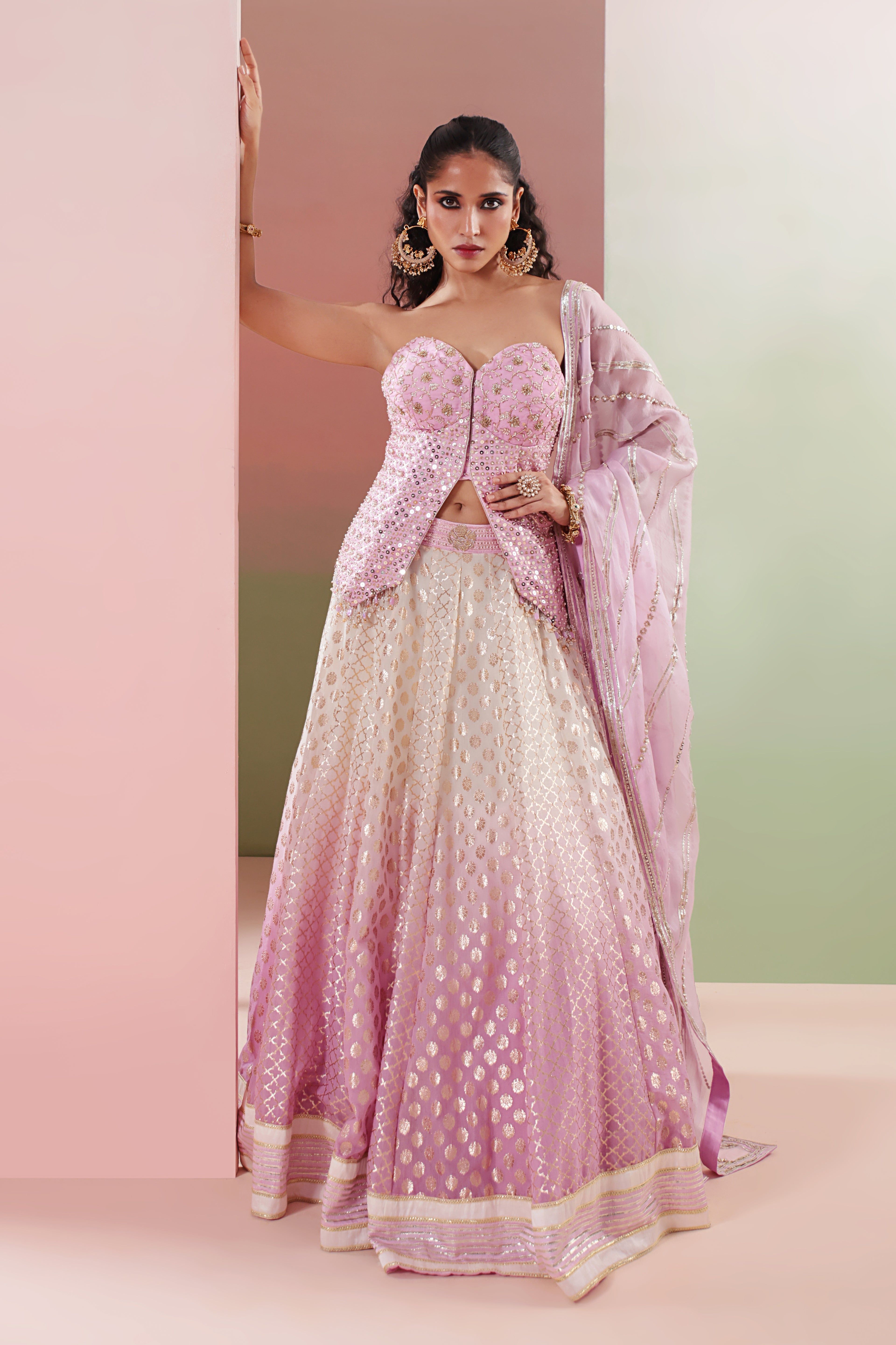 Nazm Lehenga Set