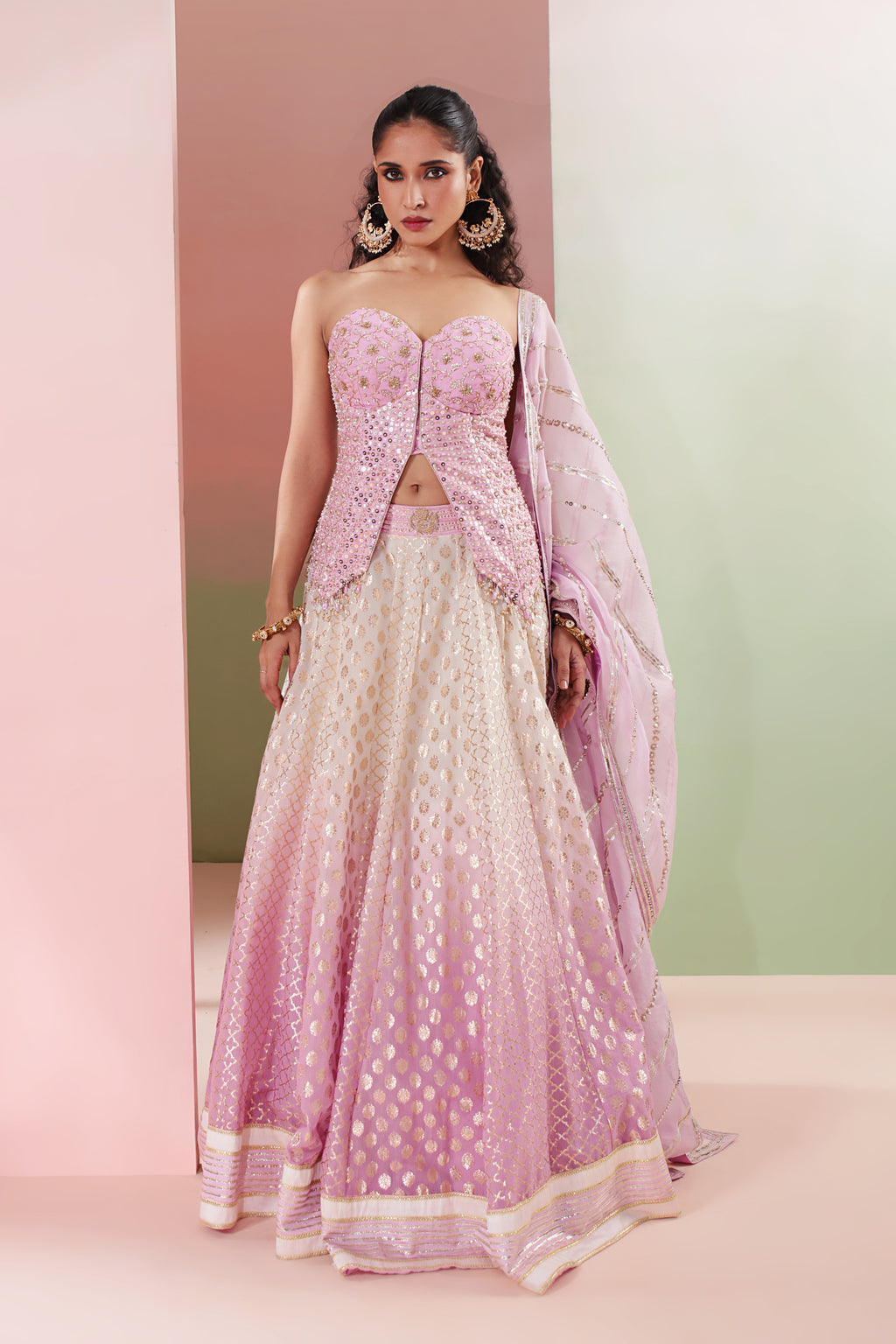 Nazm Lehenga Set