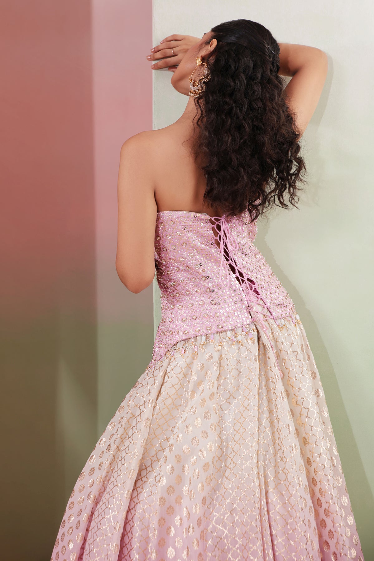 Nazm Lehenga Set