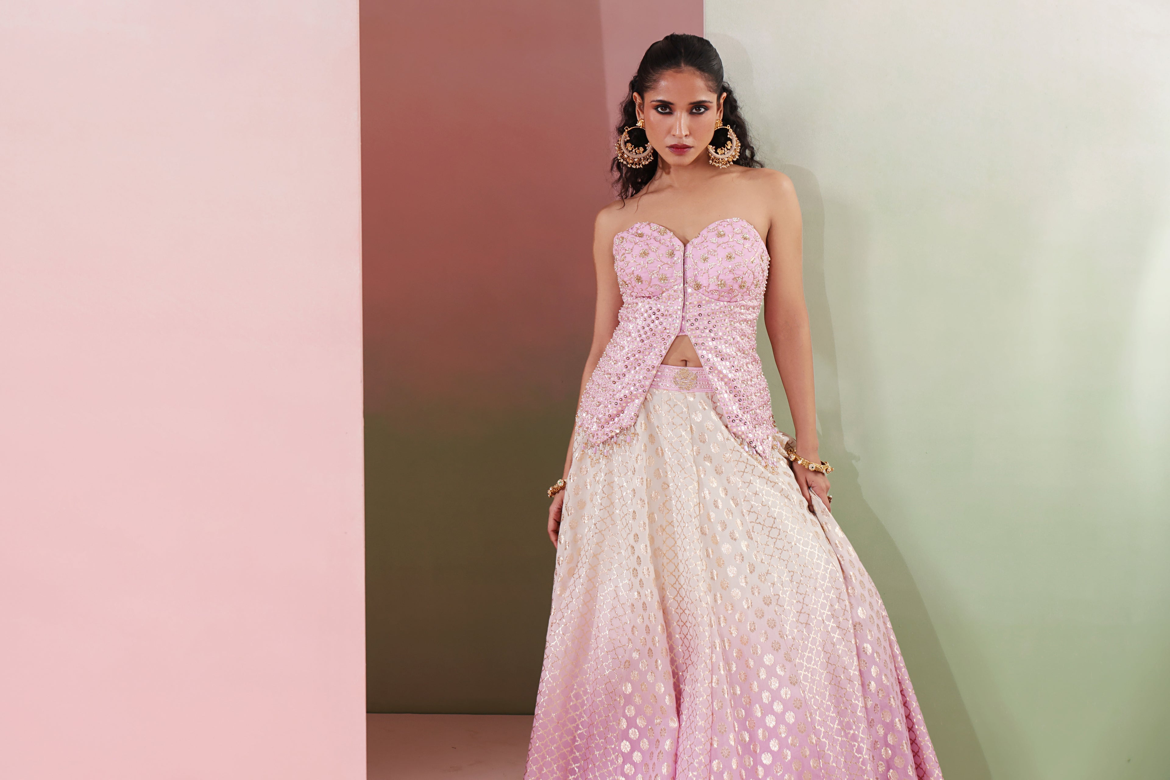 Nazm Lehenga Set