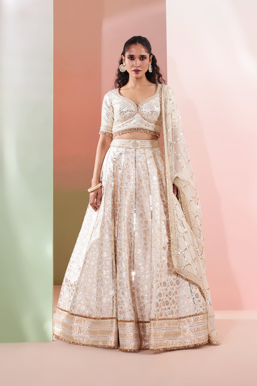 Sheesh Mahal Lehenga Set