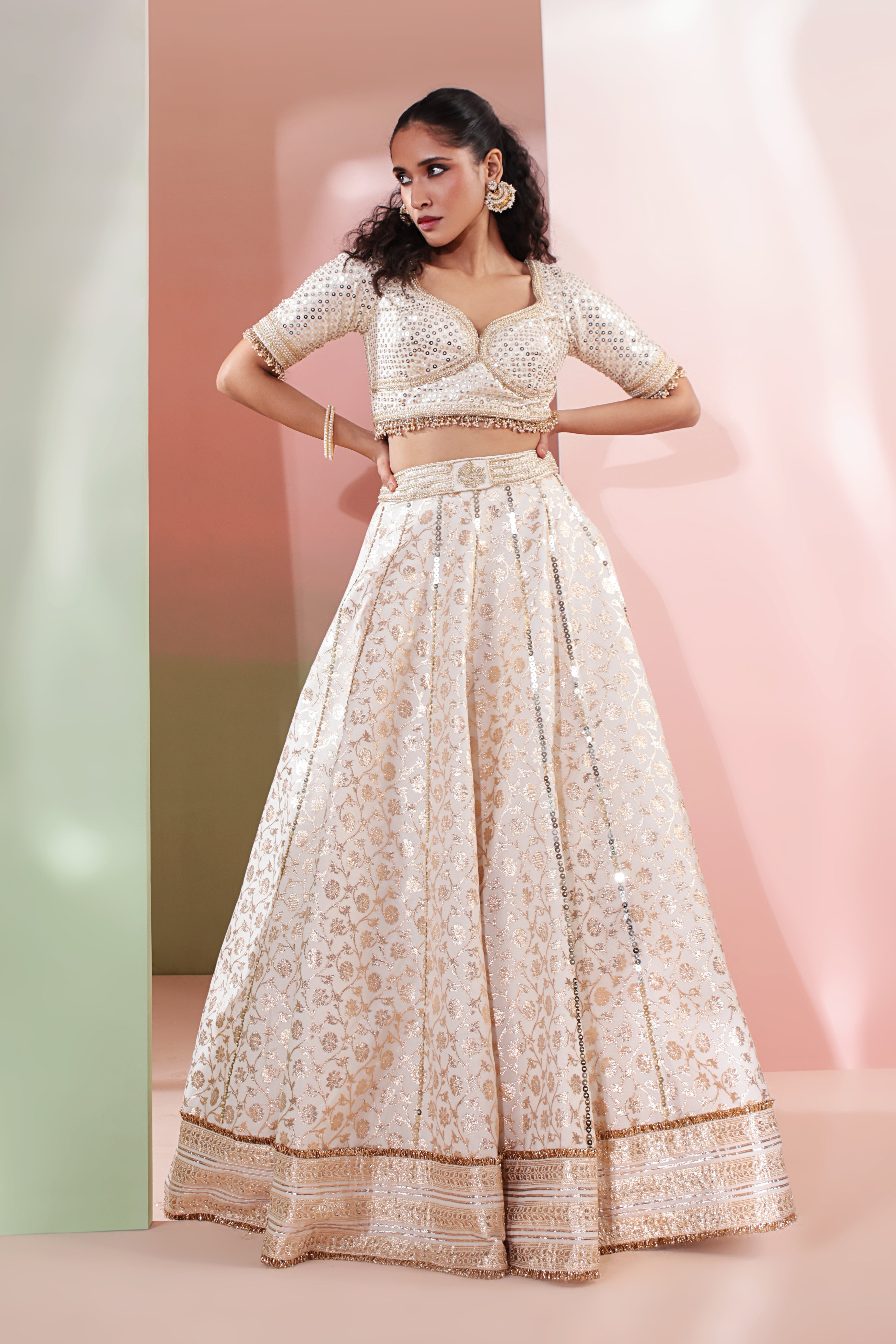Sheesh Mahal Lehenga Set