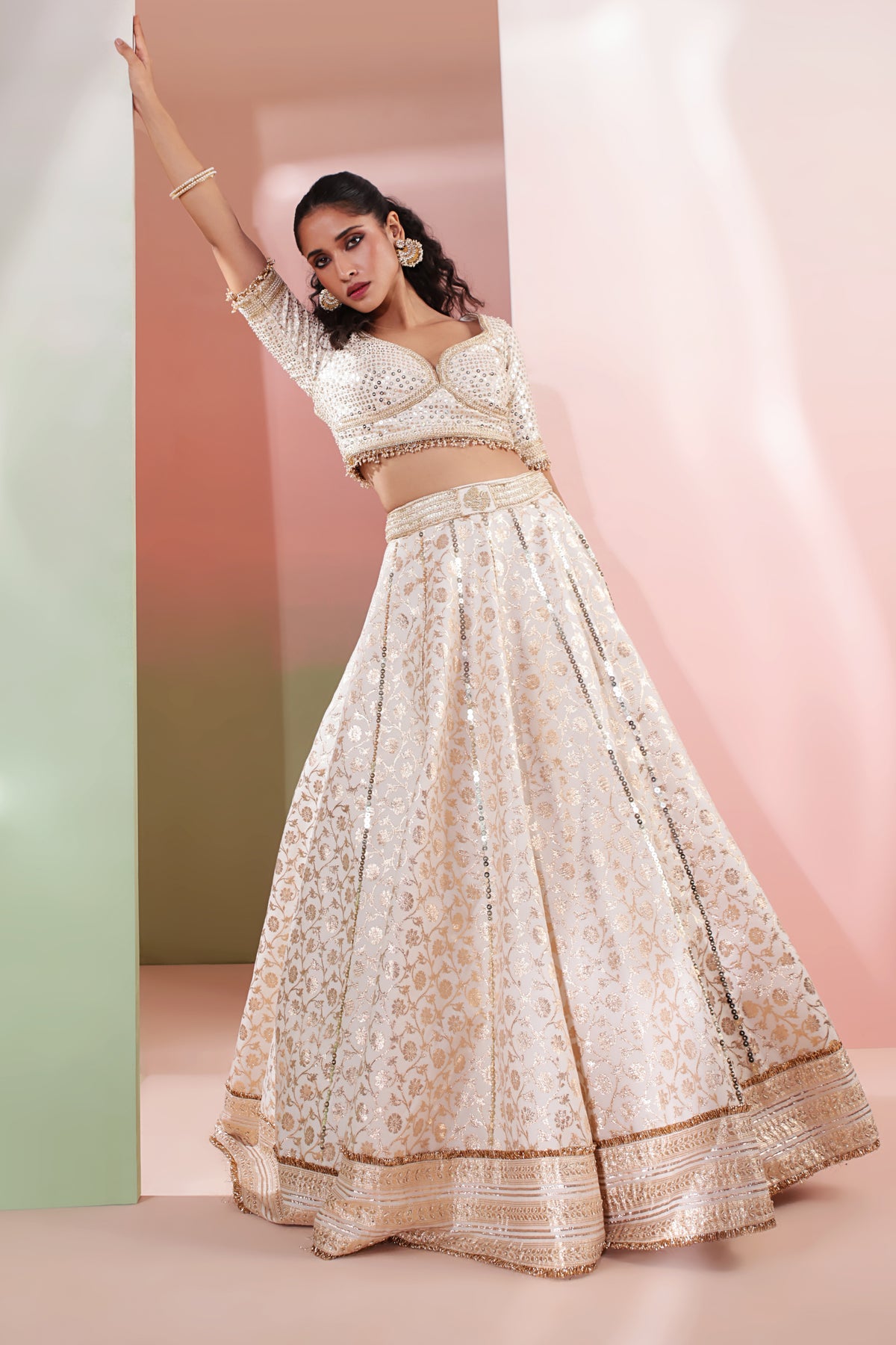 Sheesh Mahal Lehenga Set