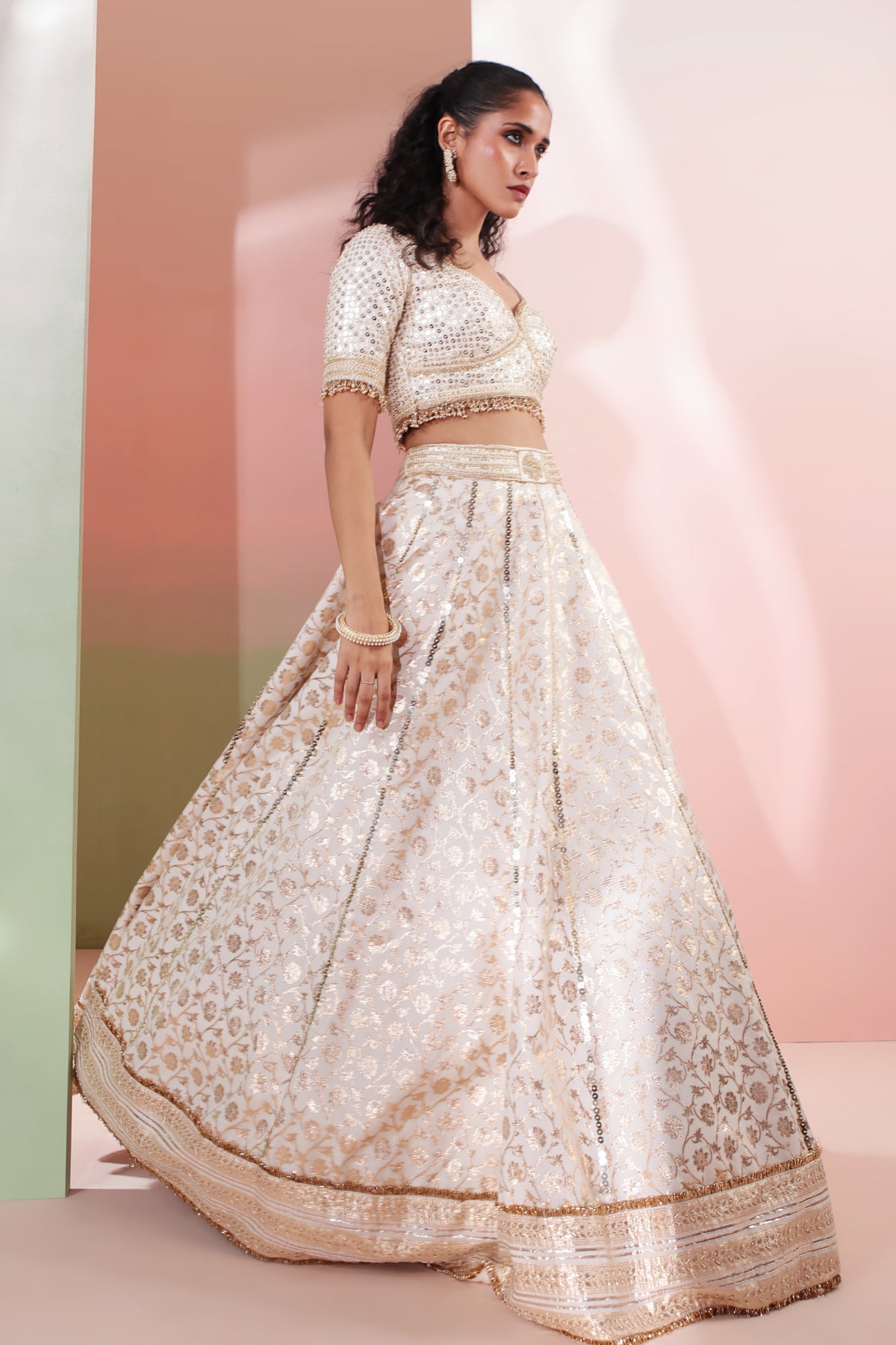 Sheesh Mahal Lehenga Set