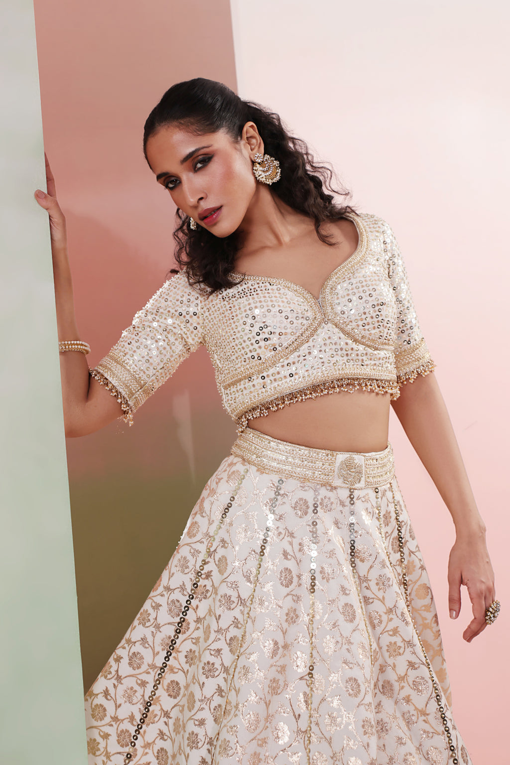 Sheesh Mahal Lehenga Set