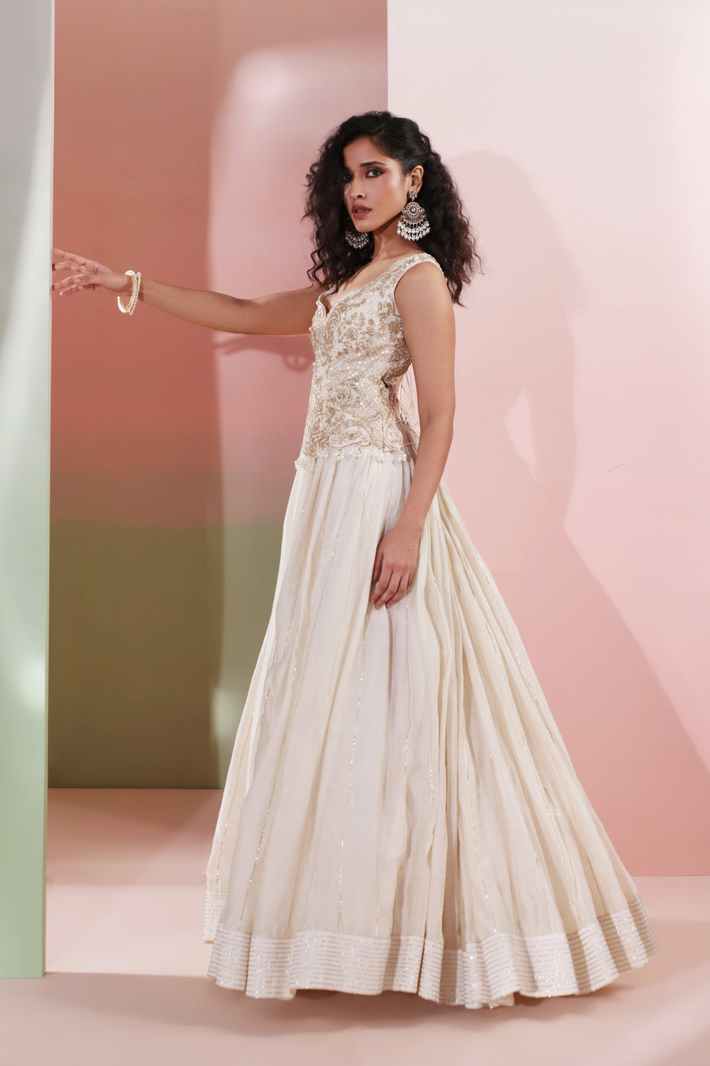 MOGRA LEHENGA SET