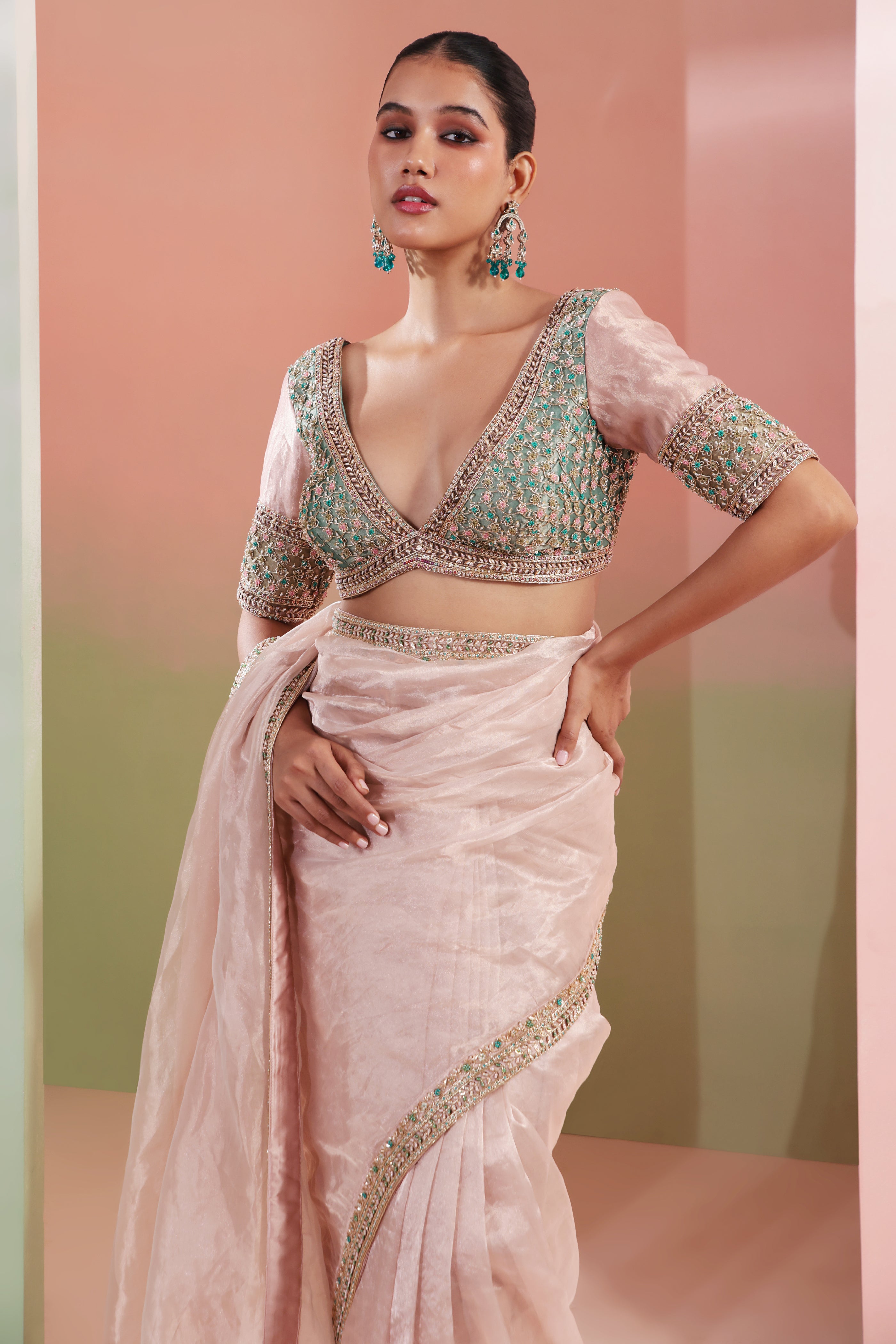 ZOYA  SAREE  SET