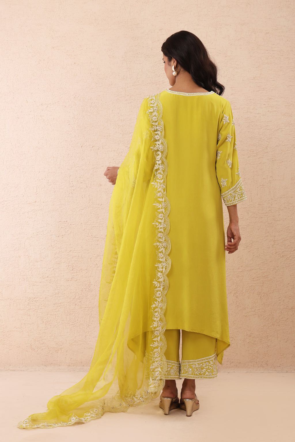 Lime Green Kurta Set