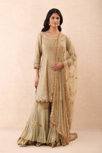 Olive Haze Sharara Set