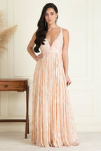 Pastel Peach Anarkali Set