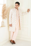 Classic Ivory embroidered Sherwani set