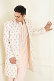 Classic Ivory embroidered Sherwani set