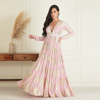 Blush Pink Anarkali Set