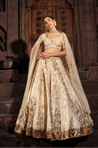 Golden Bloom Lehenga Set