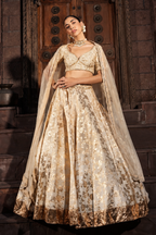 Golden Bloom Lehenga Set