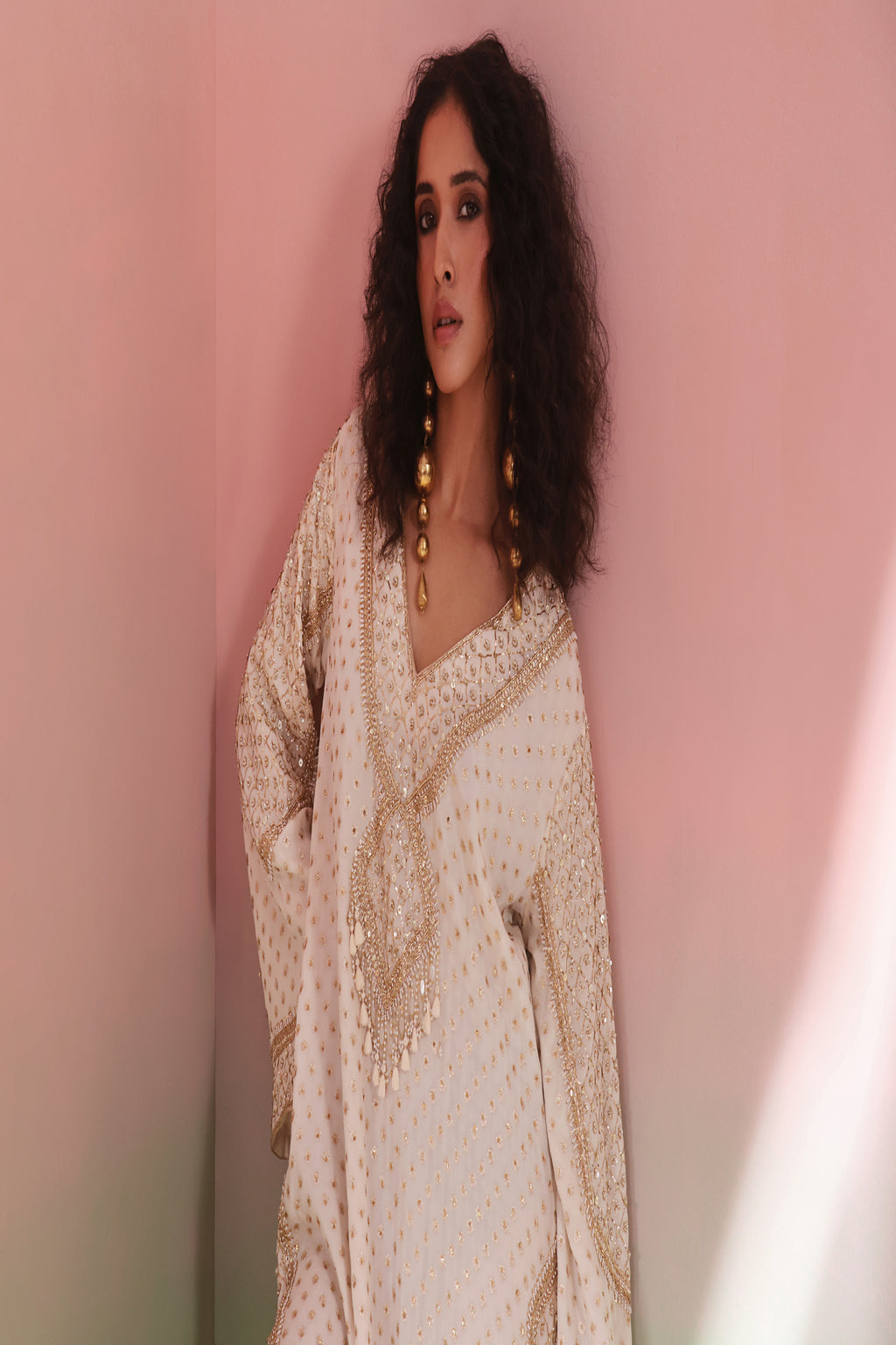 Chandni Ivory Kaftan