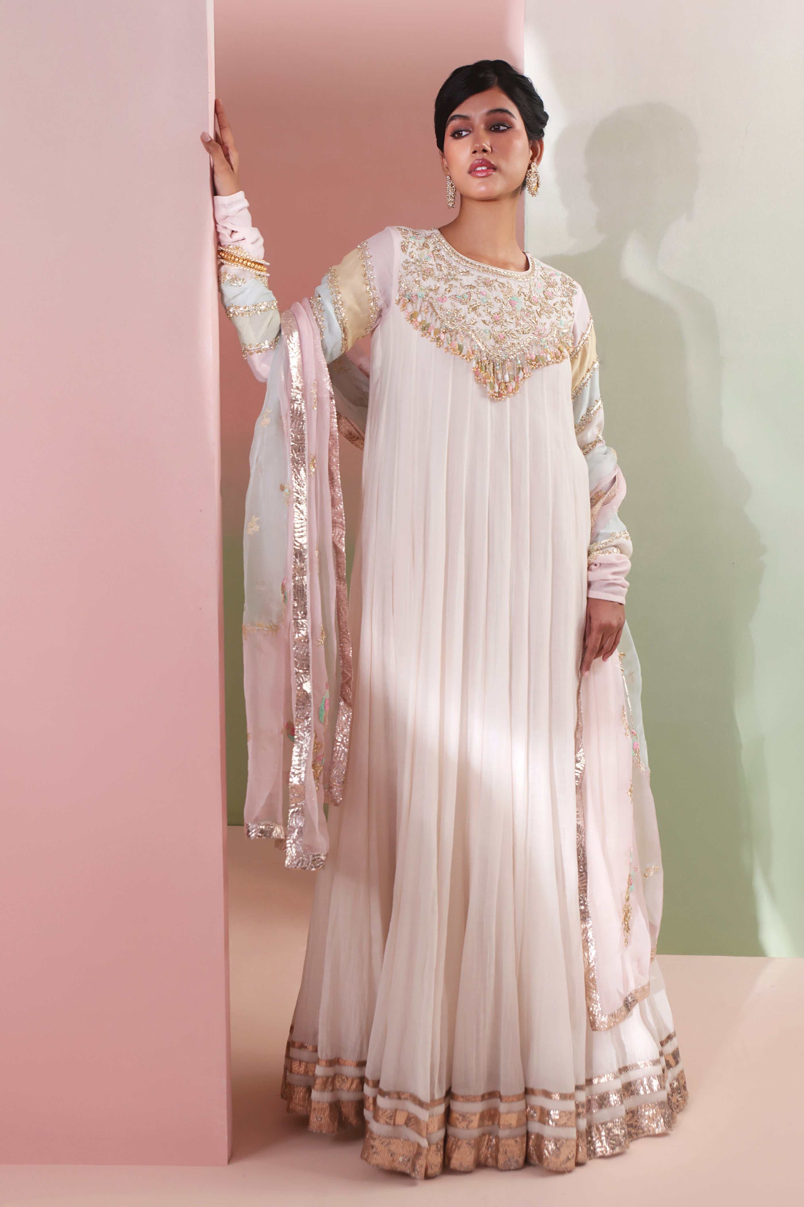 SAAZ ANARKALI SET