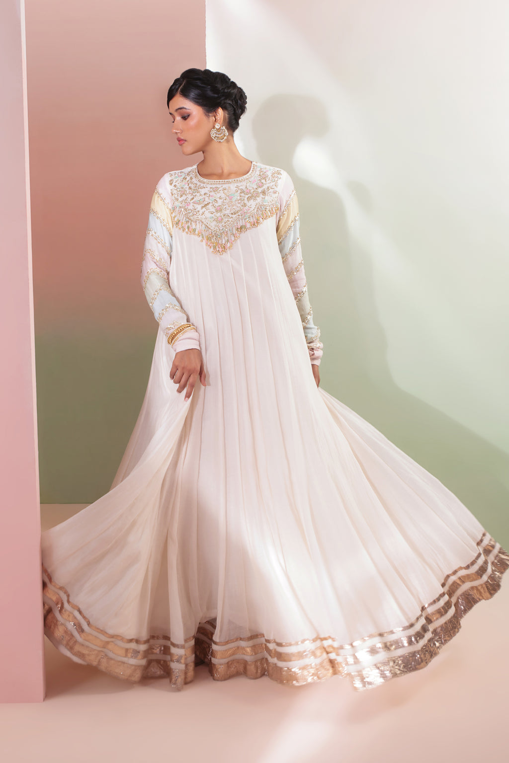 SAAZ ANARKALI SET