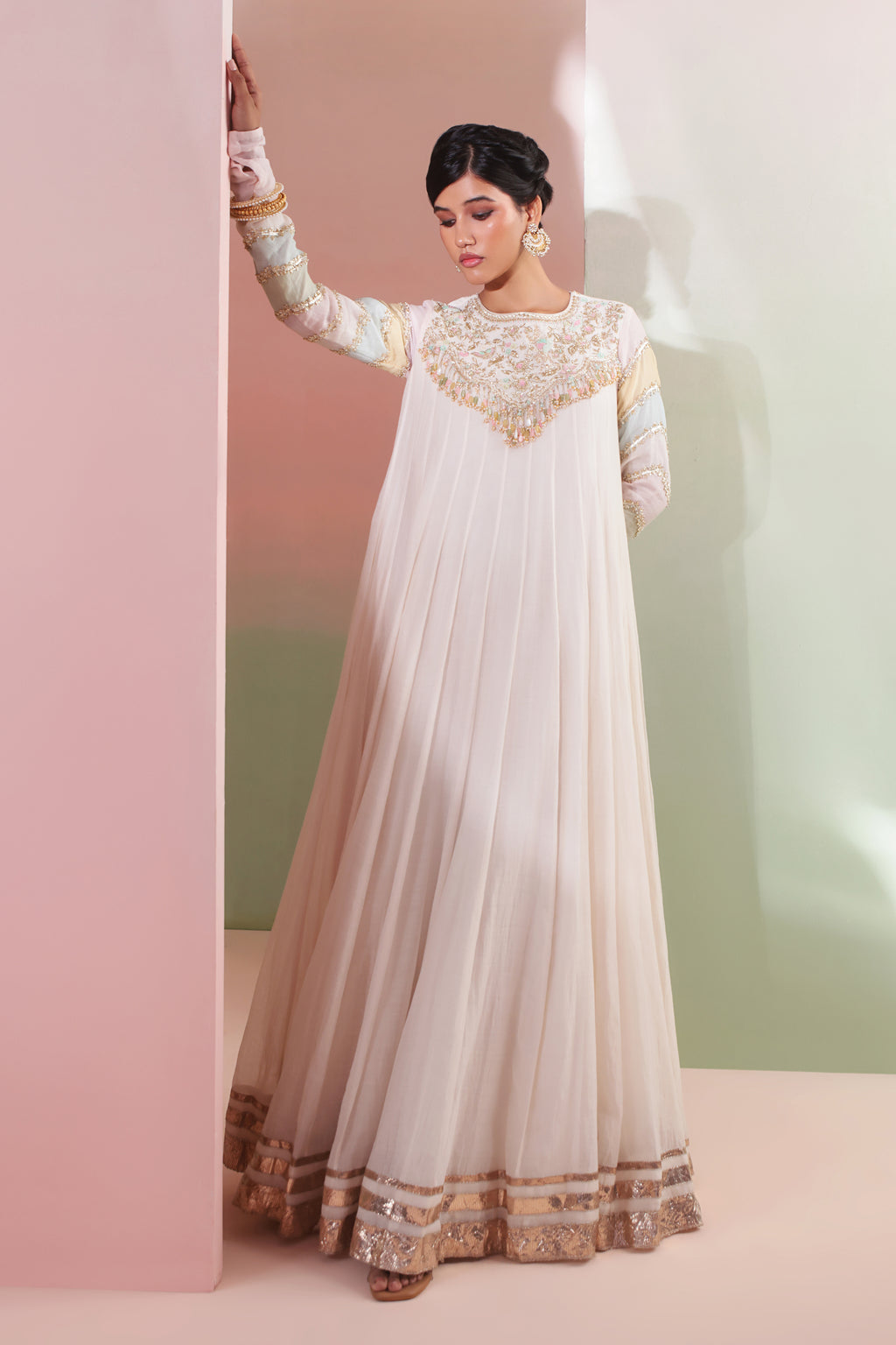SAAZ ANARKALI SET
