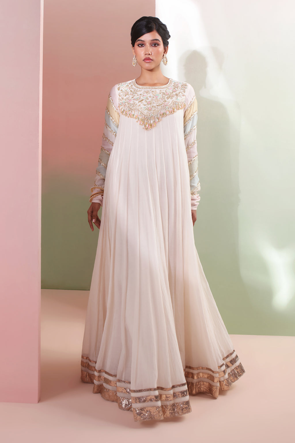 SAAZ ANARKALI SET