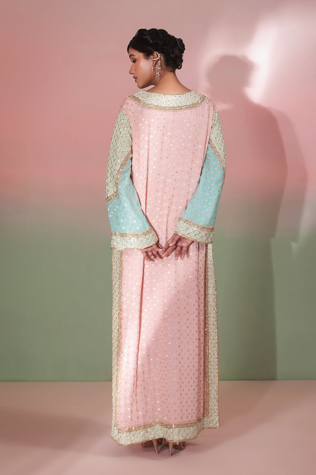 Gulmohar Pastel Kaftan
