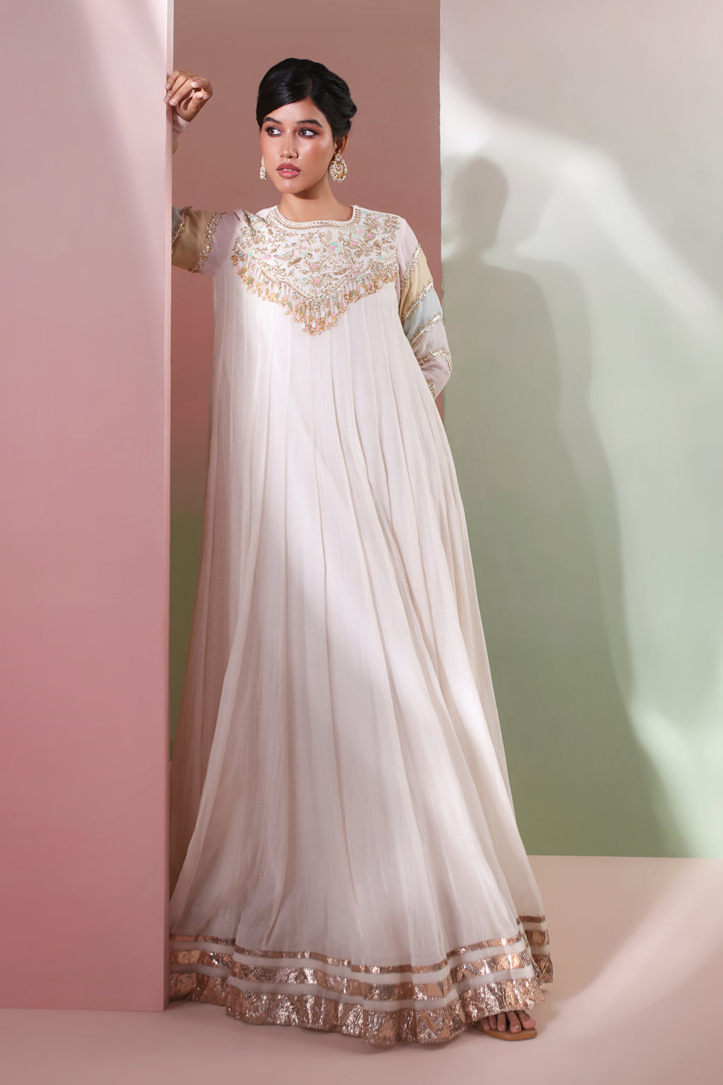 SAAZ ANARKALI SET