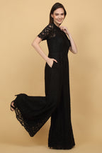 Black Laced Jumpsuit