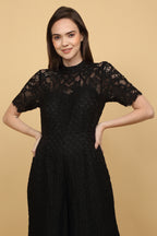 Black Laced Jumpsuit