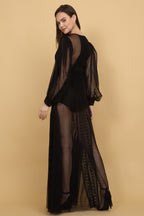 Black Sheer Gown