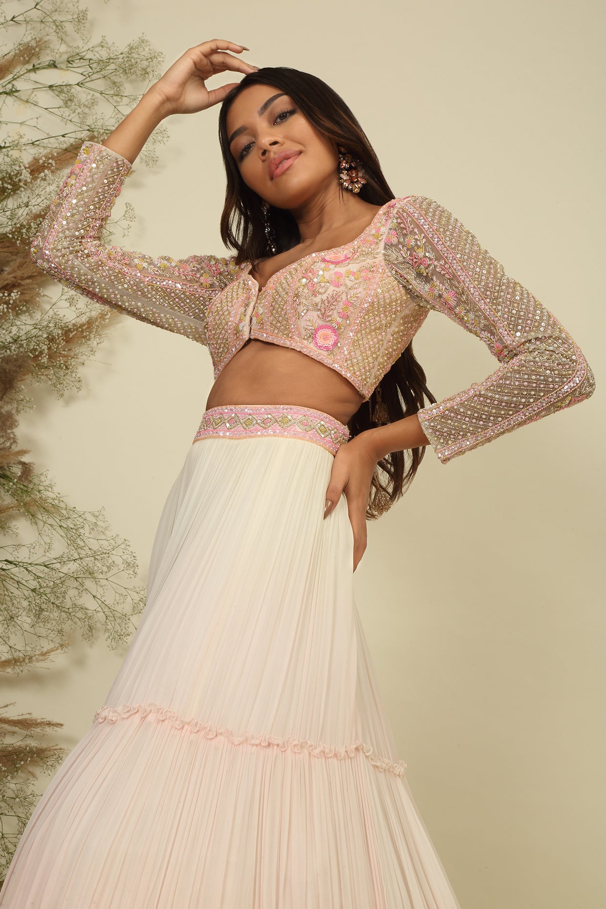 Sunset Serenade Ombre Lehenga Ensemble