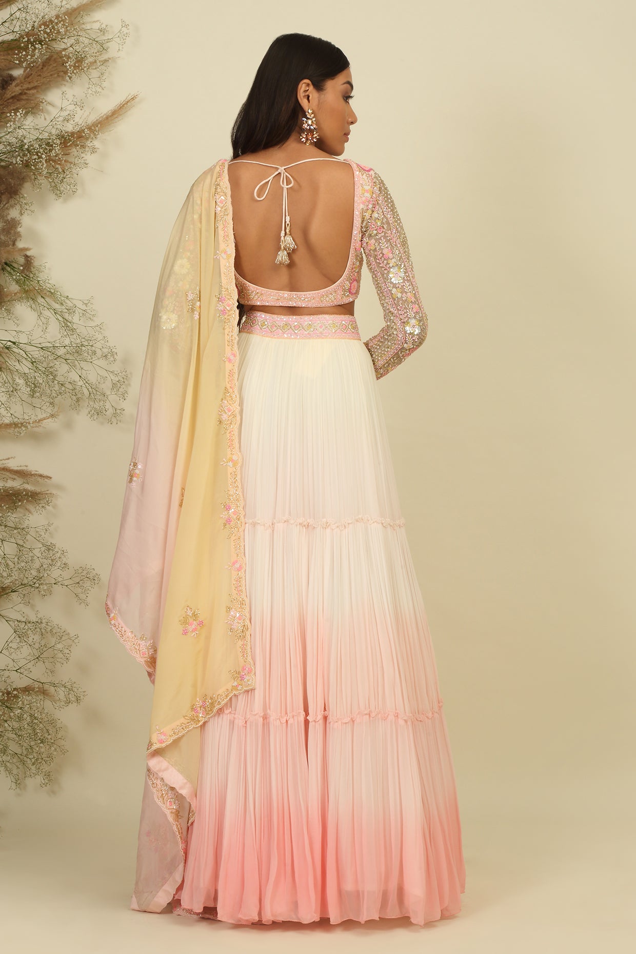 Sunset Serenade Ombre Lehenga Ensemble