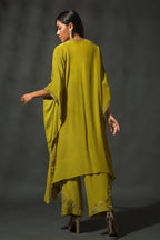 Bright Yelllow Green Kaftan Set