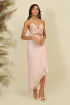 Serene Drapes Ombre Dhoti Ensemble