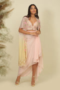 Serene Drapes Ombre Dhoti Ensemble
