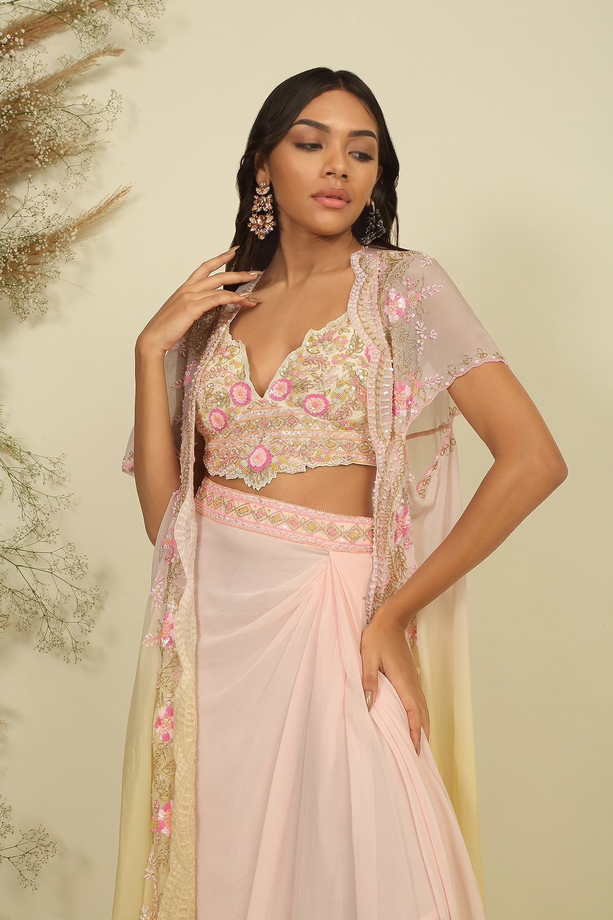 Dreaped Delight : Ombre Dhoti Ensemble