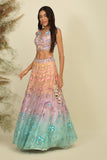 Colourburst Charm : The Unique Multicolored Lehenga