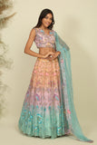 Colourburst Charm : The Unique Multicolored Lehenga