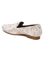 Blush Pink Raw Silk Mens Jutti