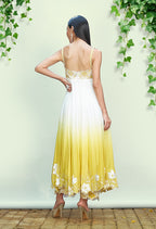 Ombre Dyed Anarkali Set