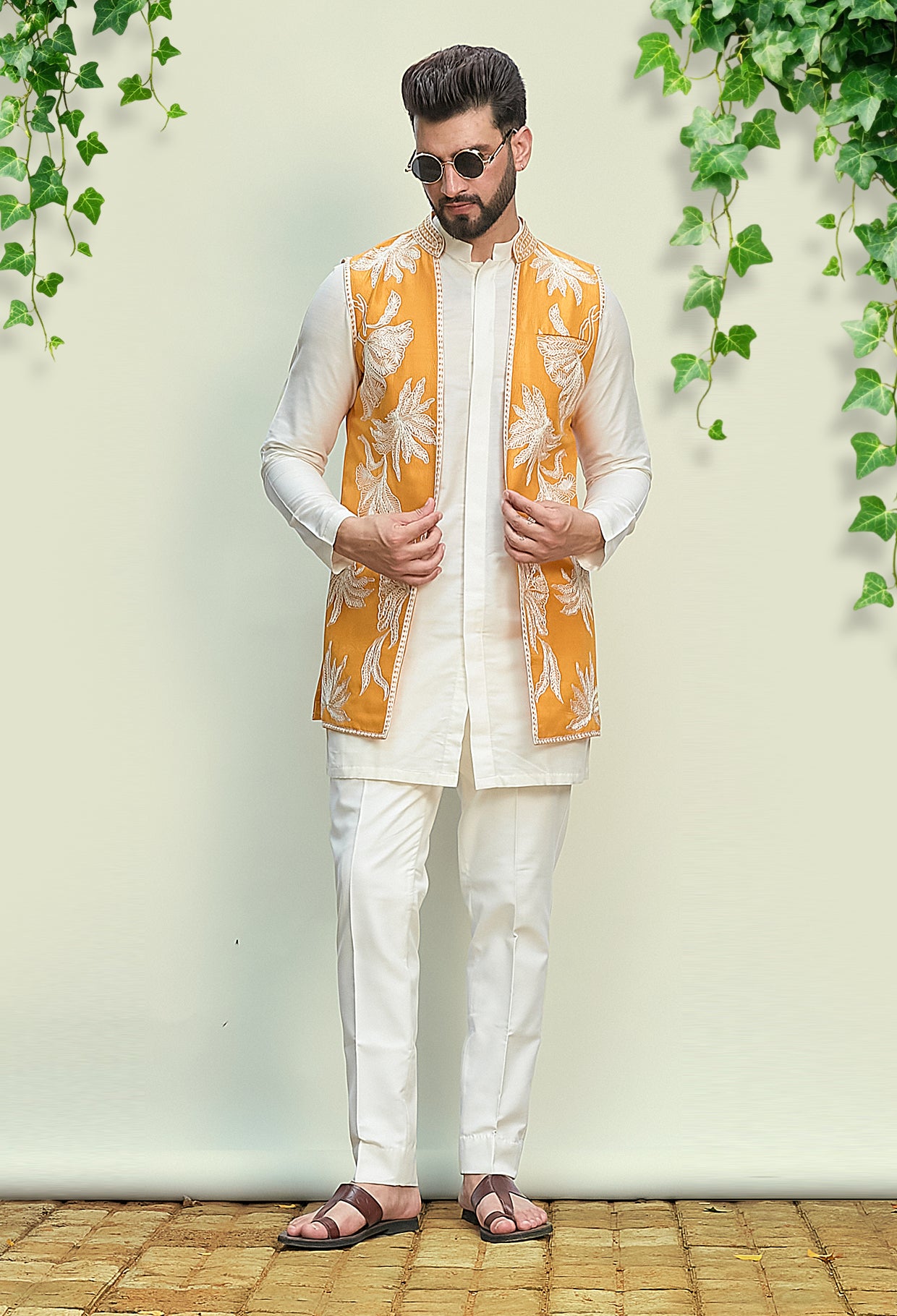 Short Kurta With Jacket Set