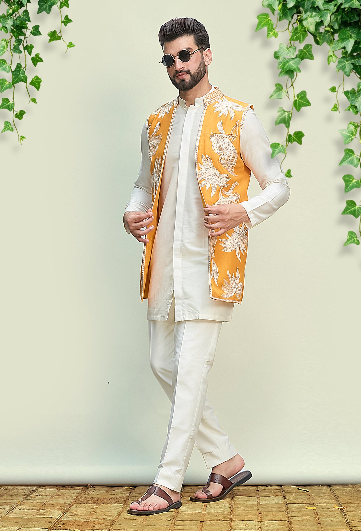 Short Kurta With Jacket Set