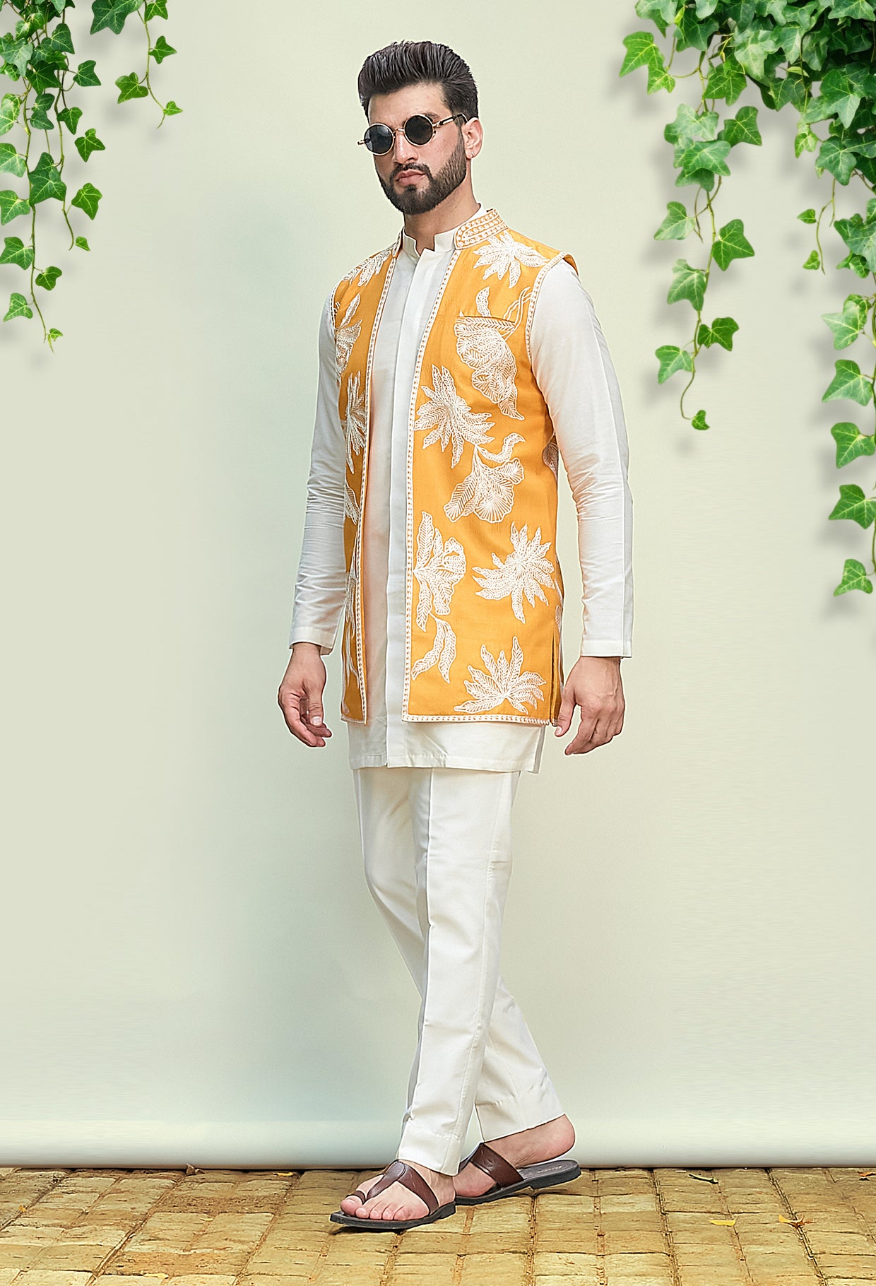 Short Kurta With Jacket Set