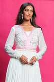 OMBRE ANARKALI WITH WAISTCOAT