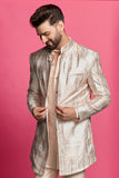 SHIMMERVEIL BLUSH PINK BLAZER SET