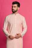 BABY PINK LONG KURTA SET